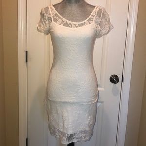 Hollister White Lace Dress